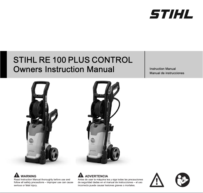 Page 1 de la notice Manuel utilisateur Stihl RE 100 Plus Control