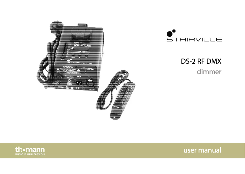 Image de la première page du manuel de l'appareil DS-2 RF DMX