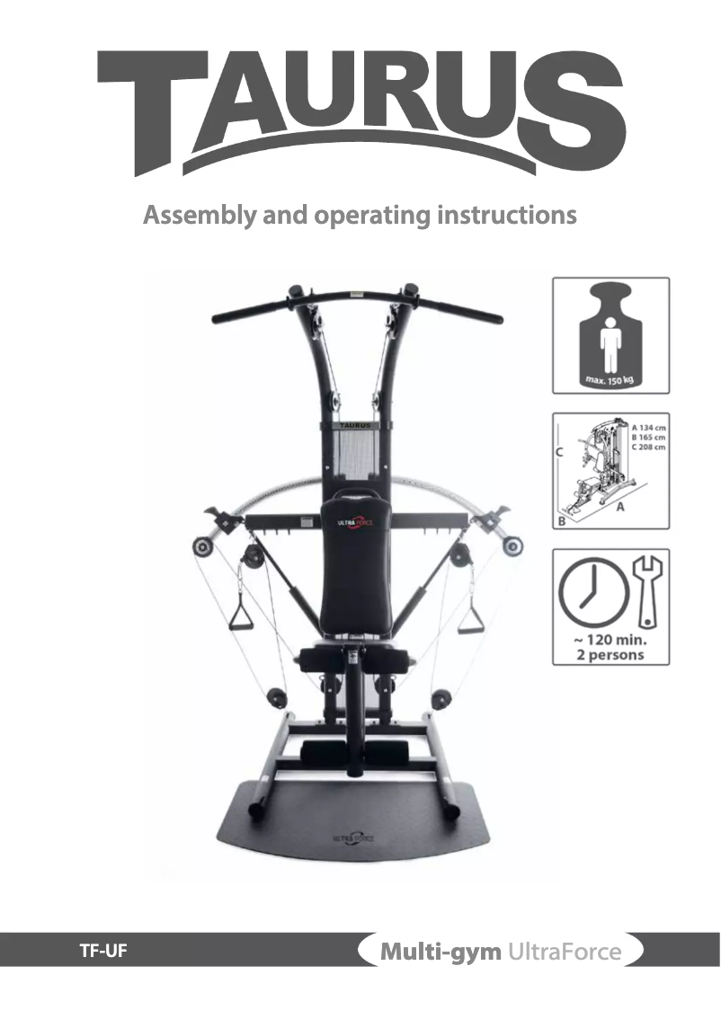 Page 1 de la notice Manuel utilisateur Taurus UltraForce