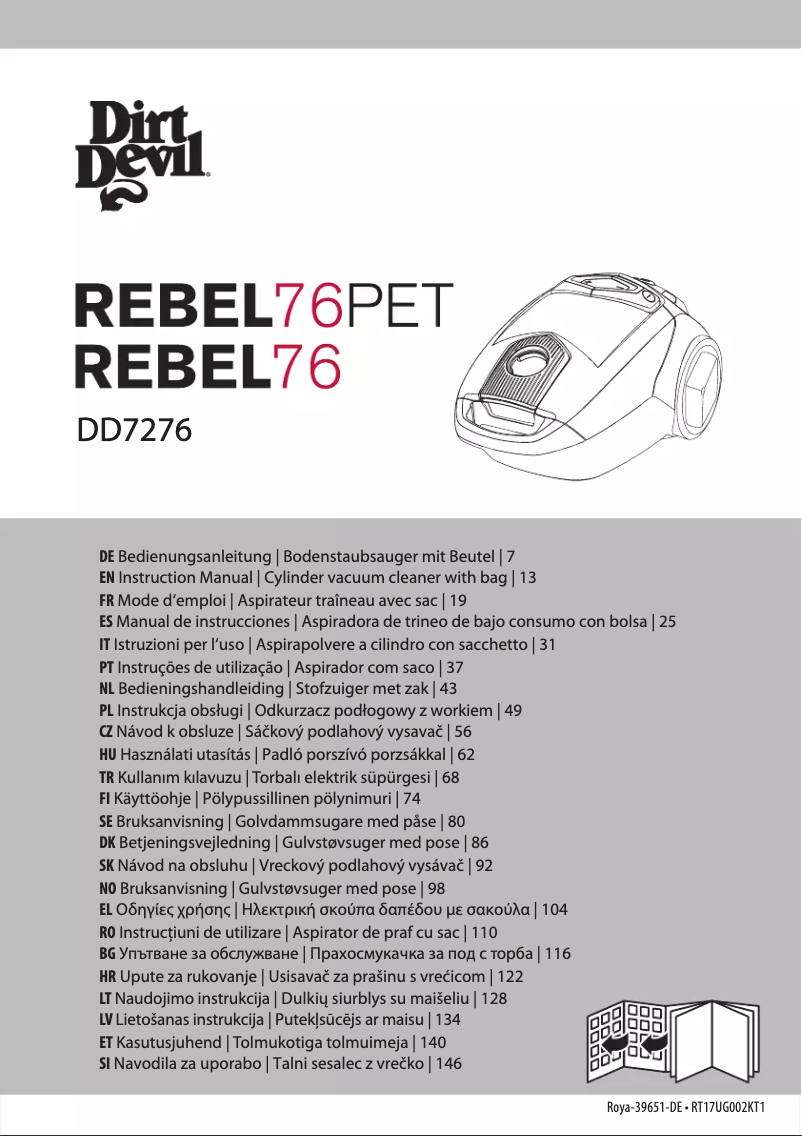 Image de la première page du manuel de l'appareil Rebel 76