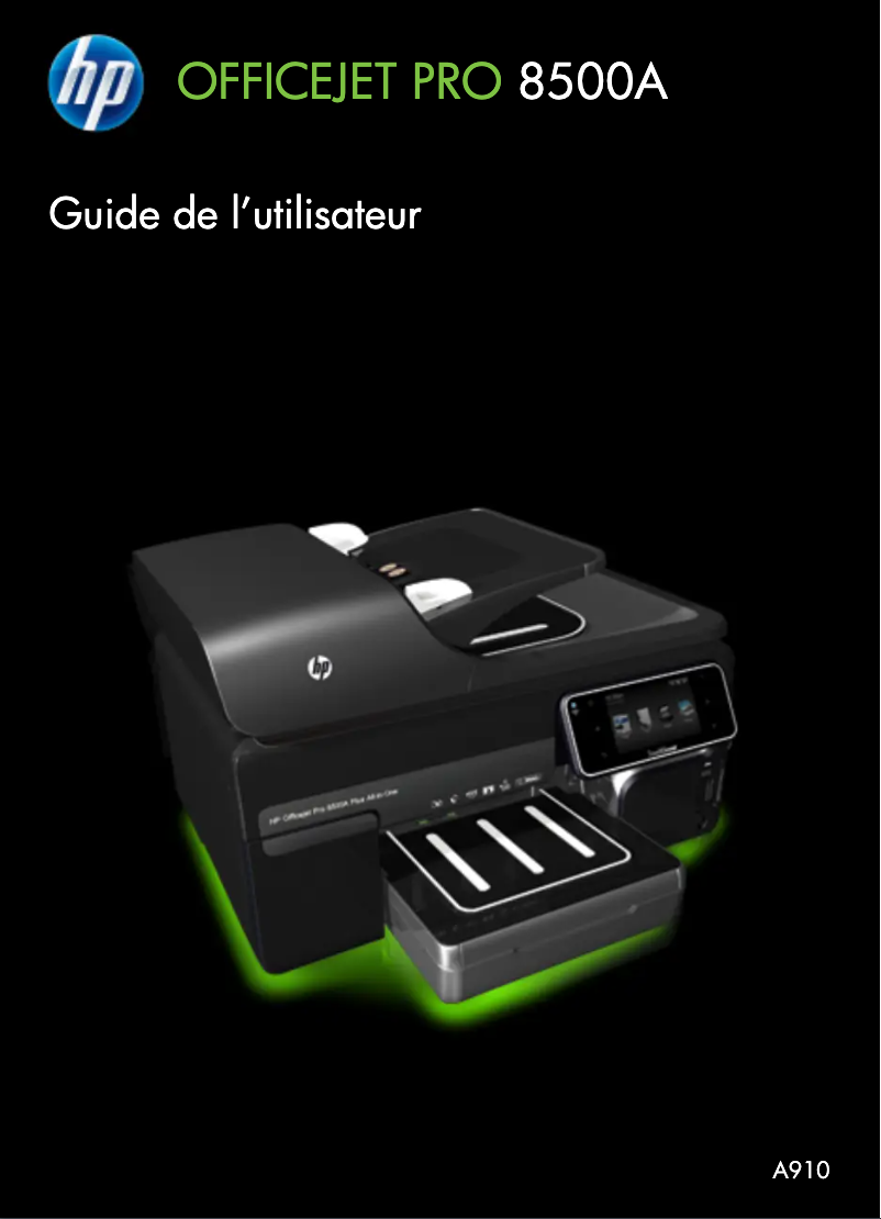 Page n°1 - Manuel utilisateur HP Officejet Pro 8500A