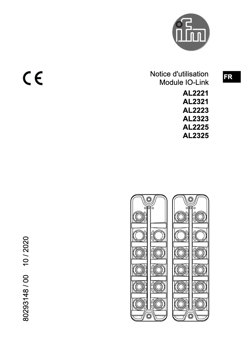 Image de la première page du manuel de l'appareil AL2223