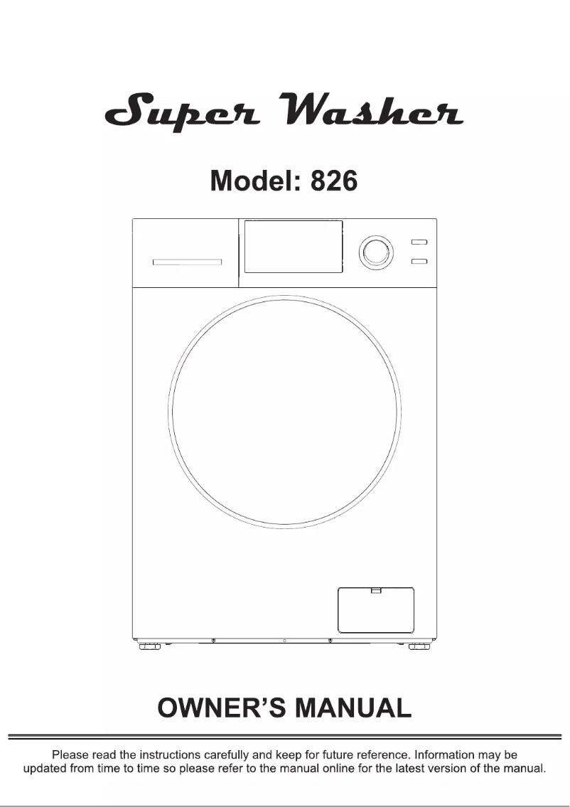Page n°1 - Manuel utilisateur Equator EW826ED852