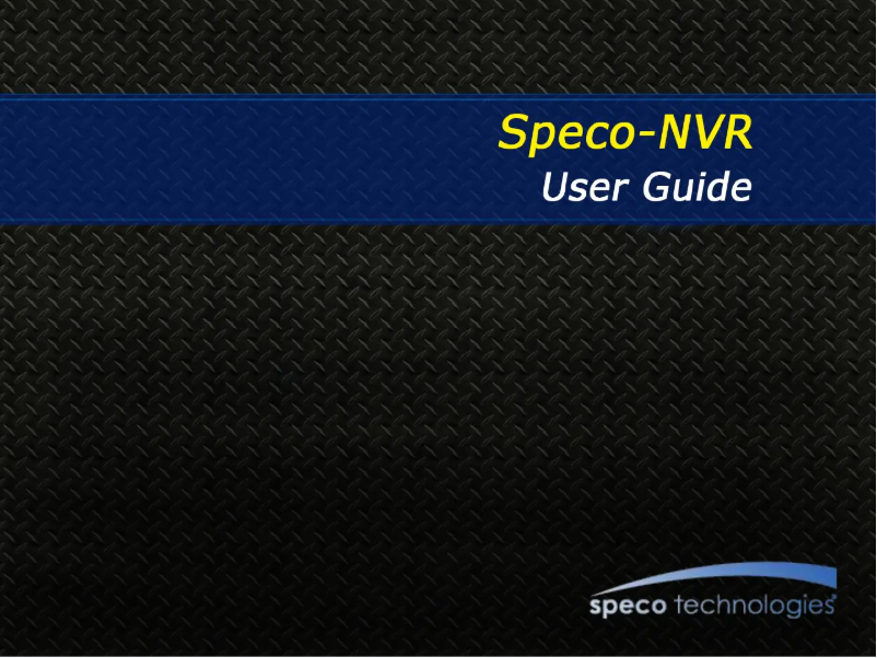 Page 1 de la notice Manuel utilisateur Speco Technologies OIMD1