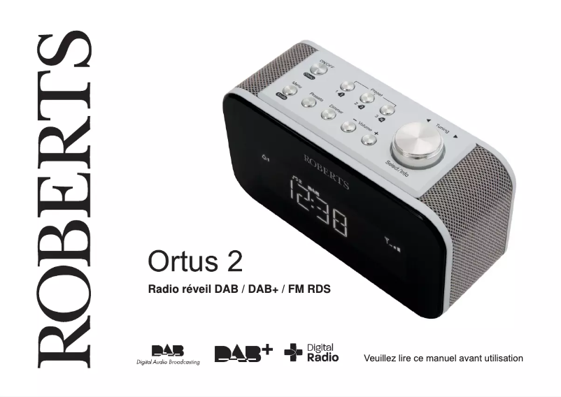 Page 1 de la notice Manuel utilisateur Roberts Ortus 2