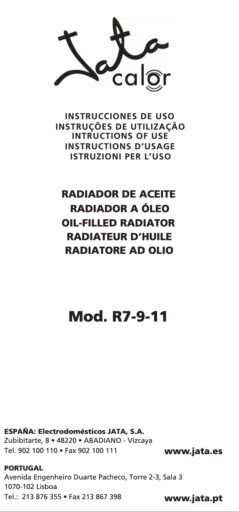 Image de la première page du manuel de l'appareil R11
