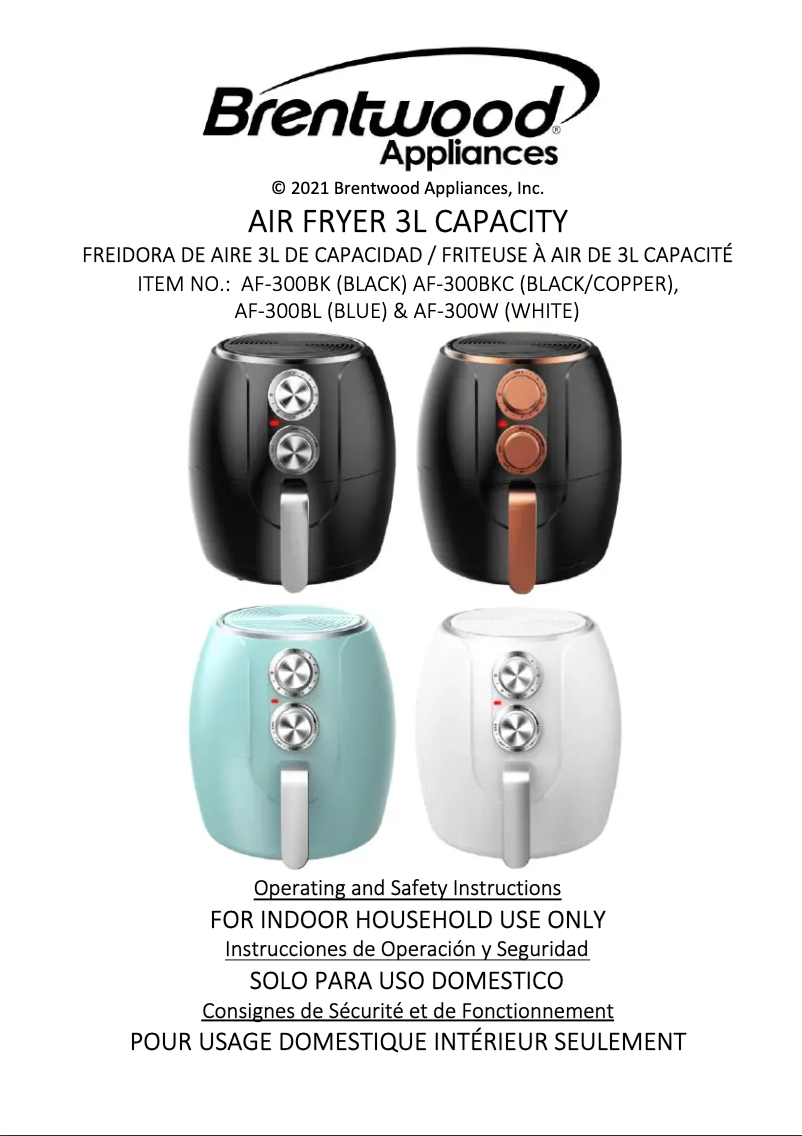 Image de la première page du manuel de l'appareil AF-300W