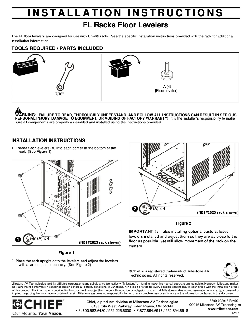 Image de la première page du manuel de l'appareil FL