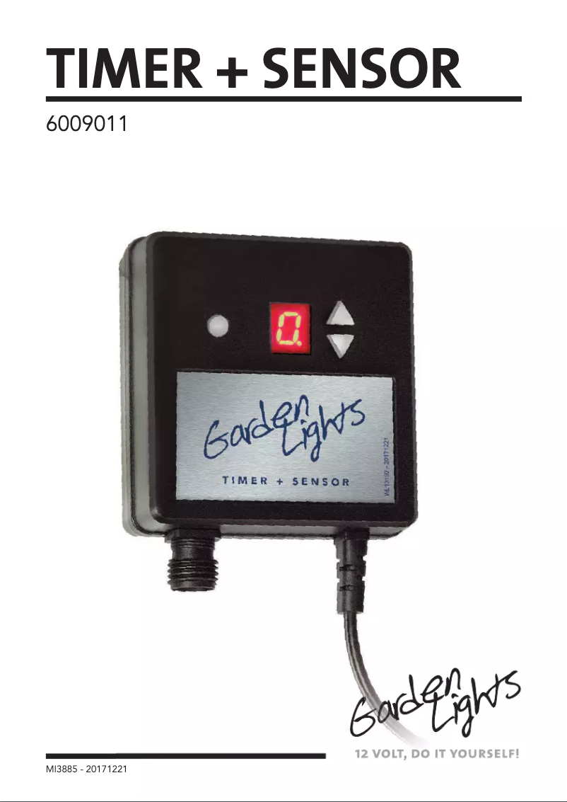 Page 1 de la notice Manuel utilisateur Garden Lights GL6009011