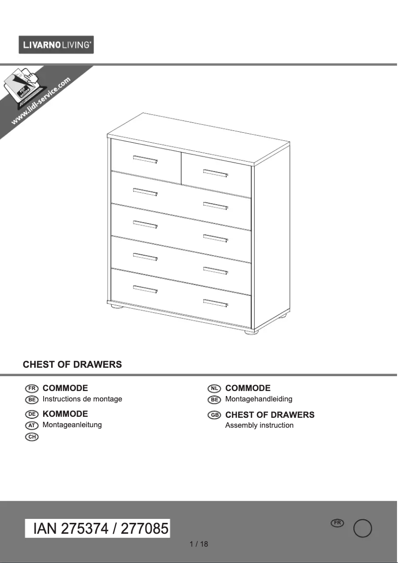 Page n°1 - Manuel utilisateur Livarno Lux IAN 275374