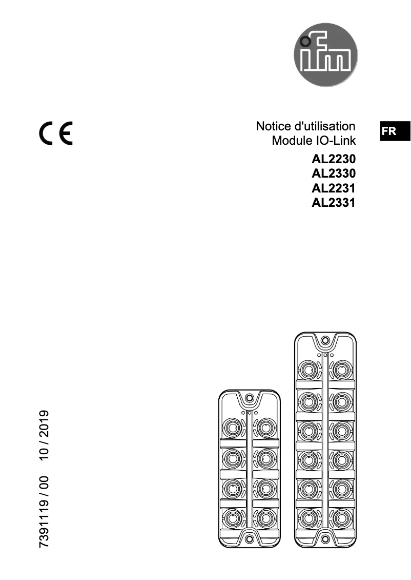 Image de la première page du manuel de l'appareil AL2330