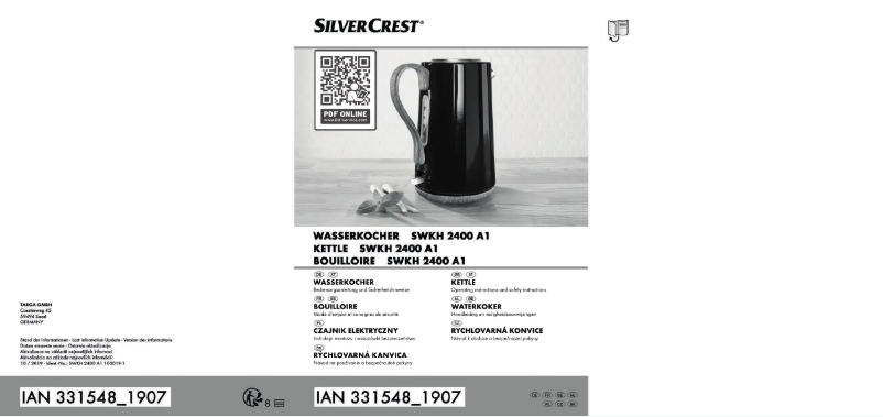 Page 1 de la notice Manuel utilisateur SilverCrest SWKC 3000 D3