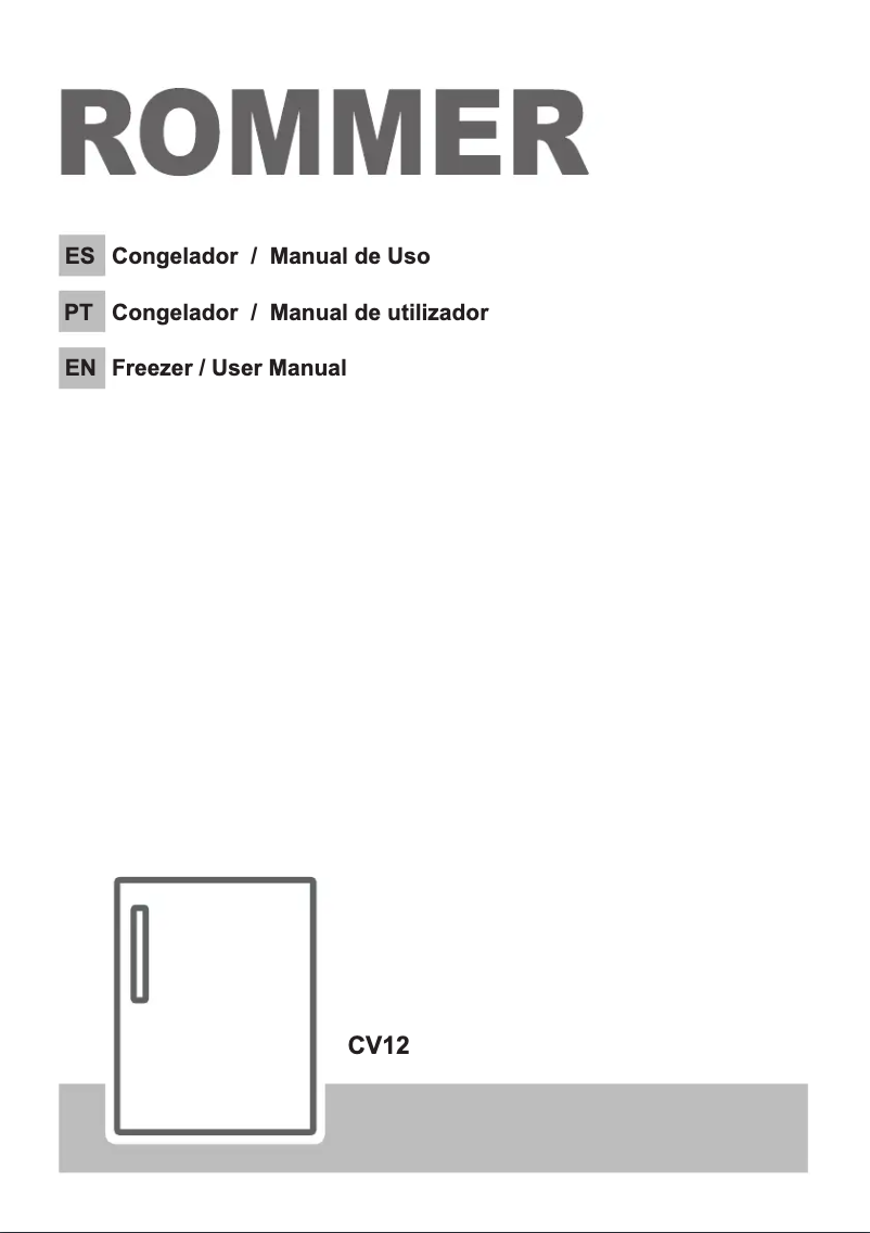 Page n°1 - Manuel utilisateur Rommer CV 12