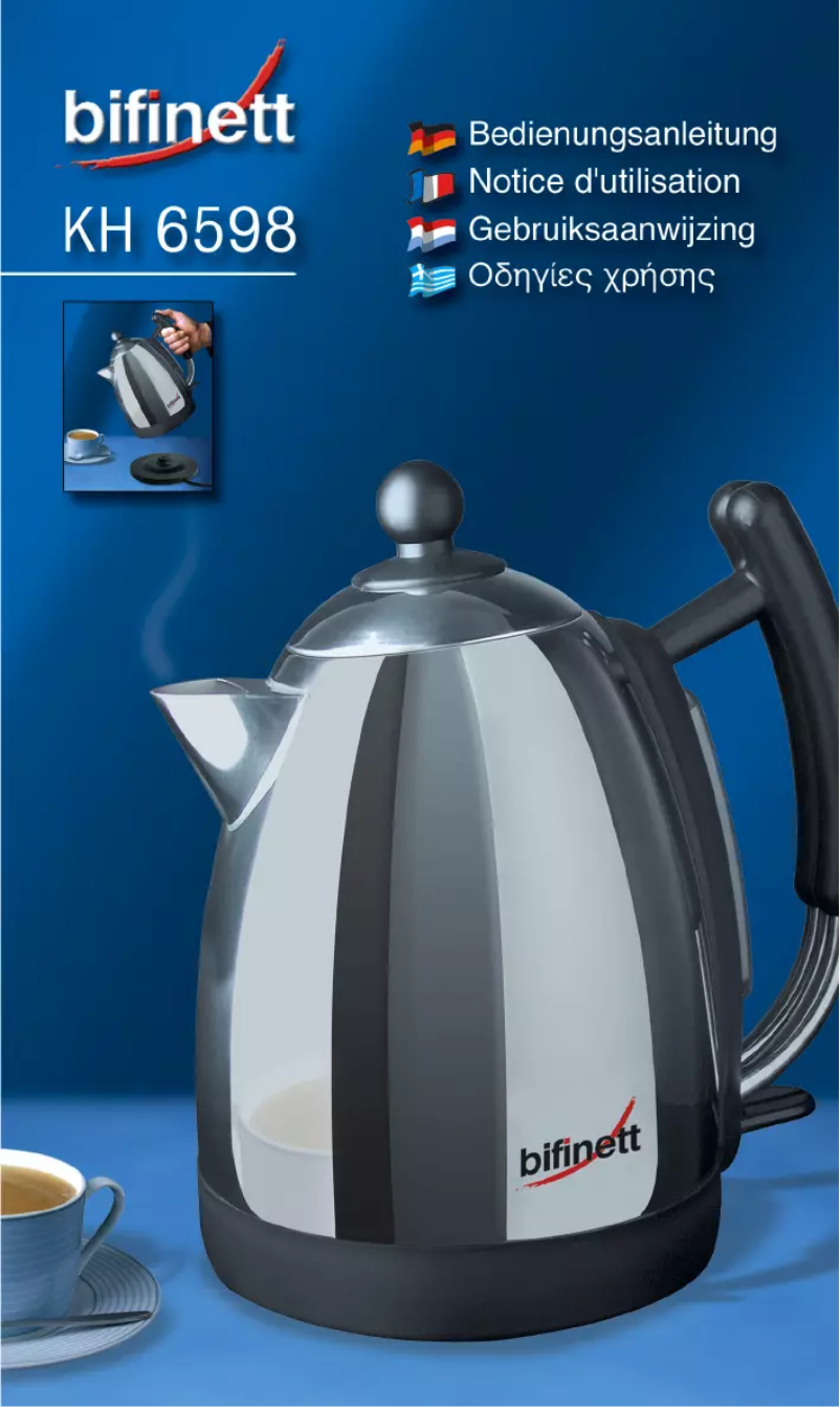 Image de la première page du manuel de l'appareil KH 6598