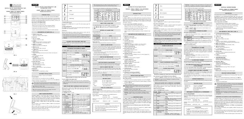 Image de la première page du manuel de l'appareil RM822-S