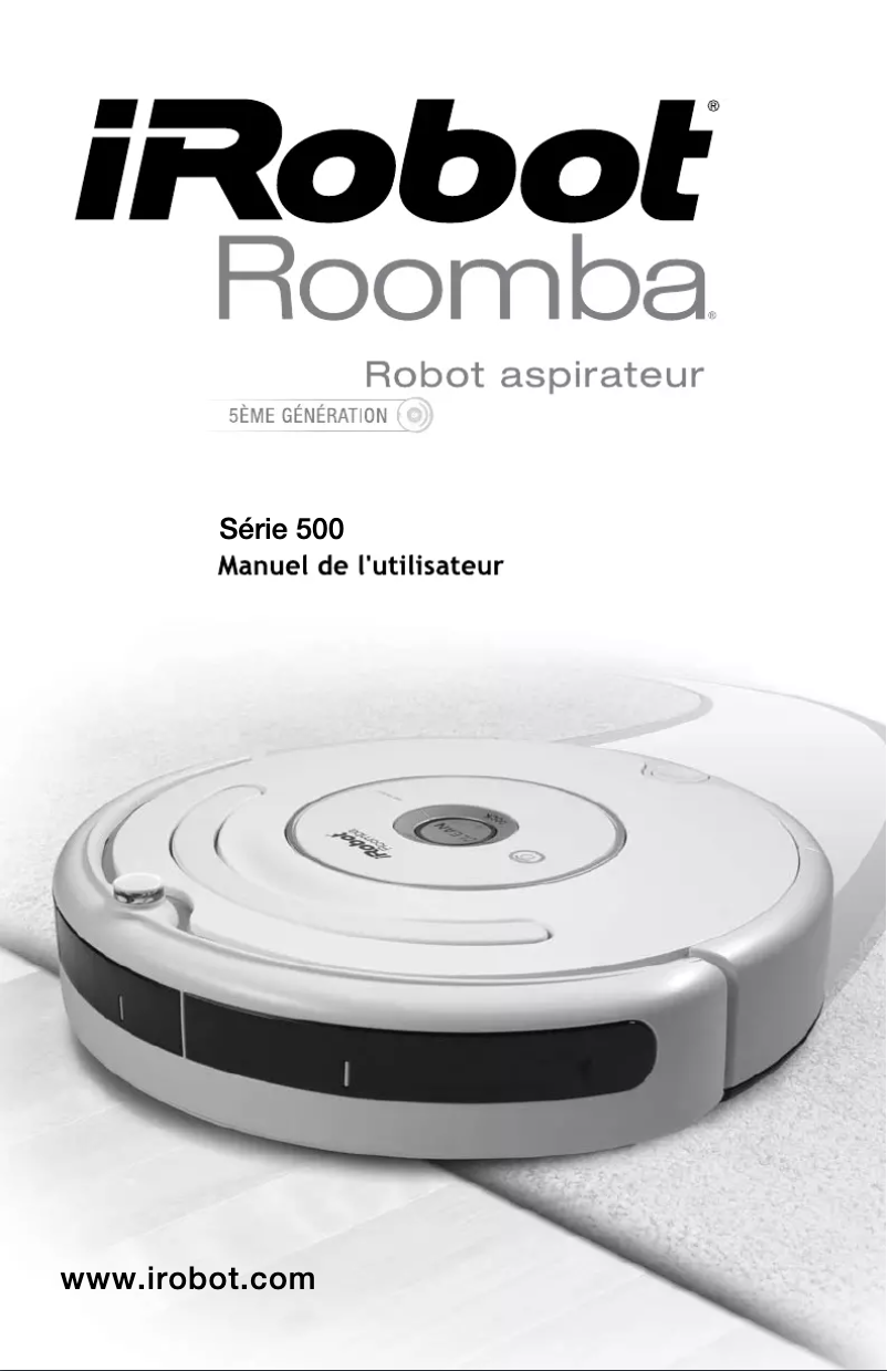 Page n°1 - Manuel utilisateur iRobot Roomba 580