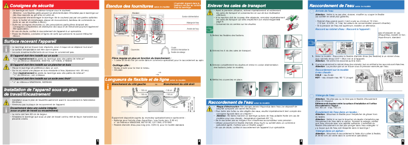 Page 1 de la notice Manuel utilisateur Siemens WM14Q460FF