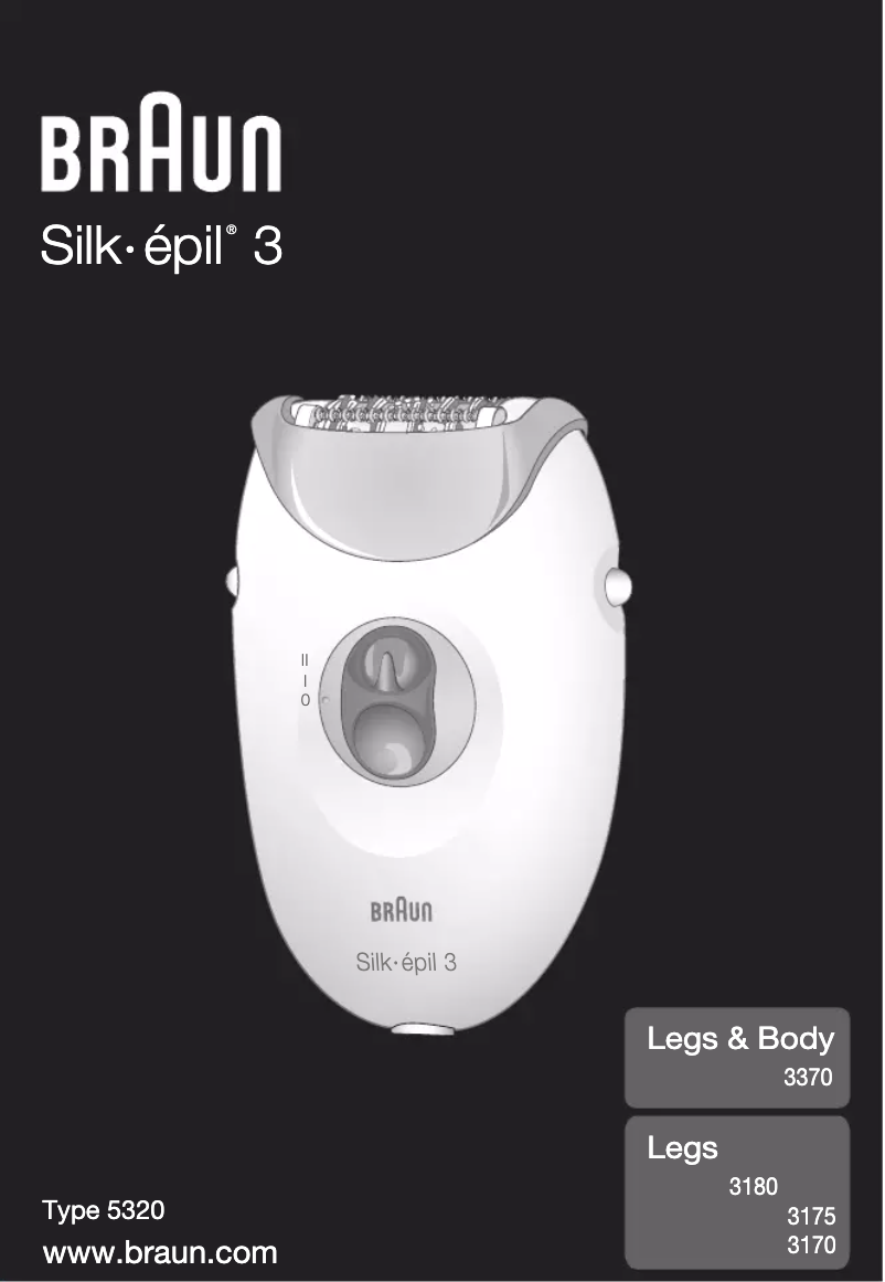 Página 1 del manual Manual de usuario Braun Silk-epil 3 3175 Young Beauty Legs