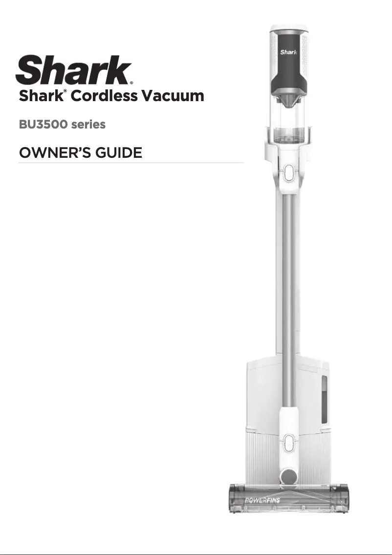 Page 1 de la notice Manuel utilisateur Shark BU3521UK