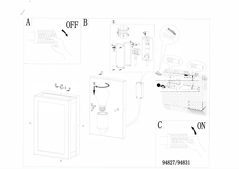 Page n°1 - Manuel utilisateur Eglo Vintage Alamonte
