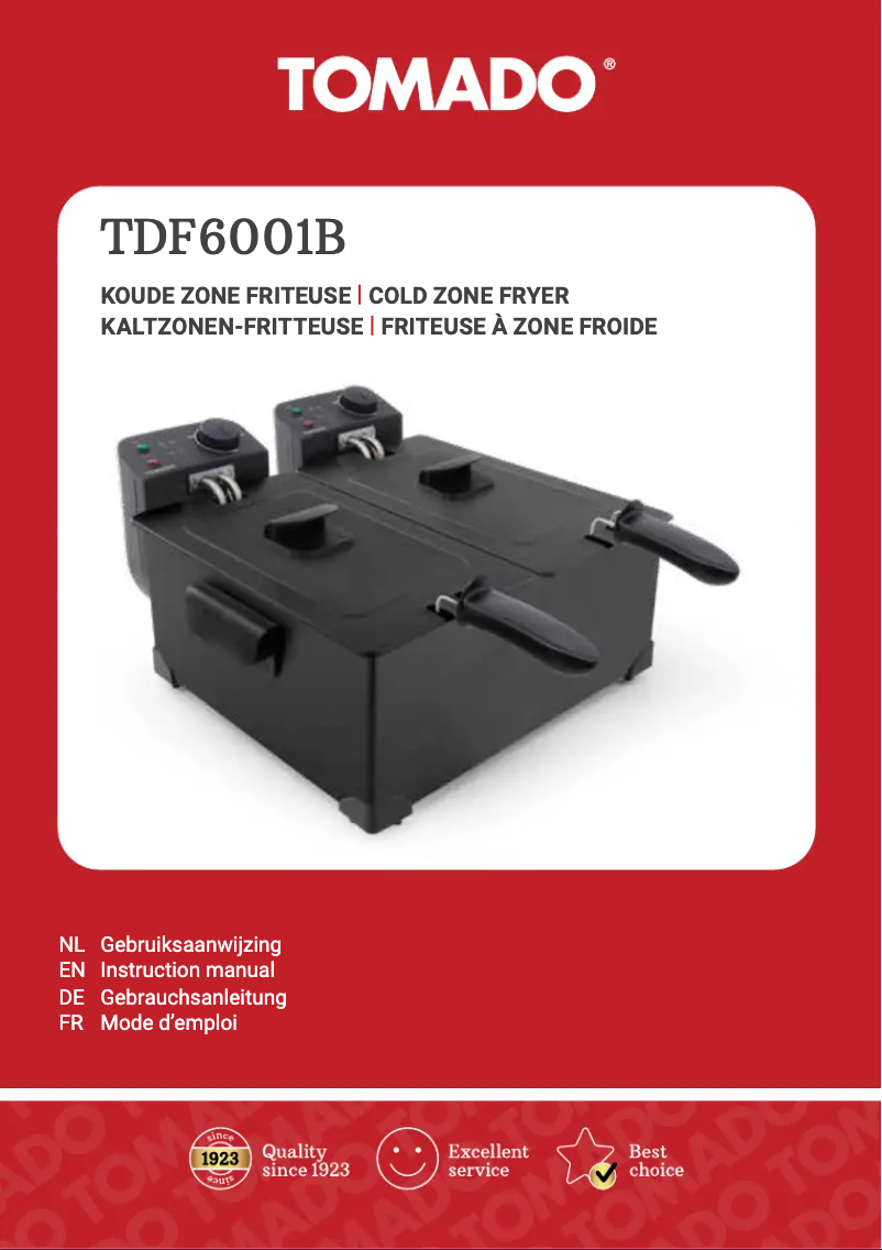 Image de la première page du manuel de l'appareil TDF6001B