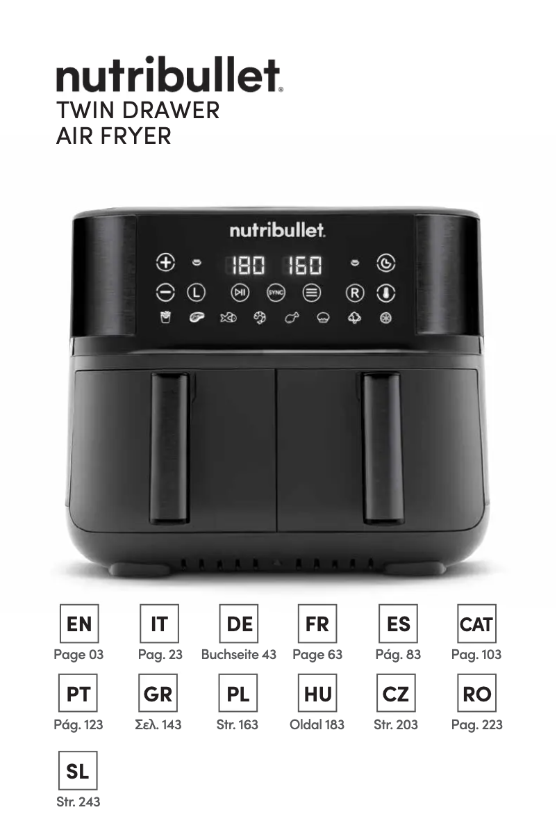 Image de la première page du manuel de l'appareil Twin Drawer