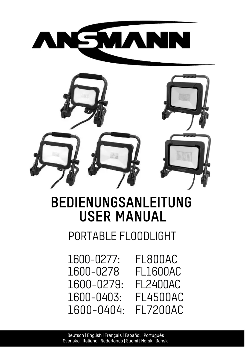 Imagen de la primera página del manual del dispositivo FL7200AC
