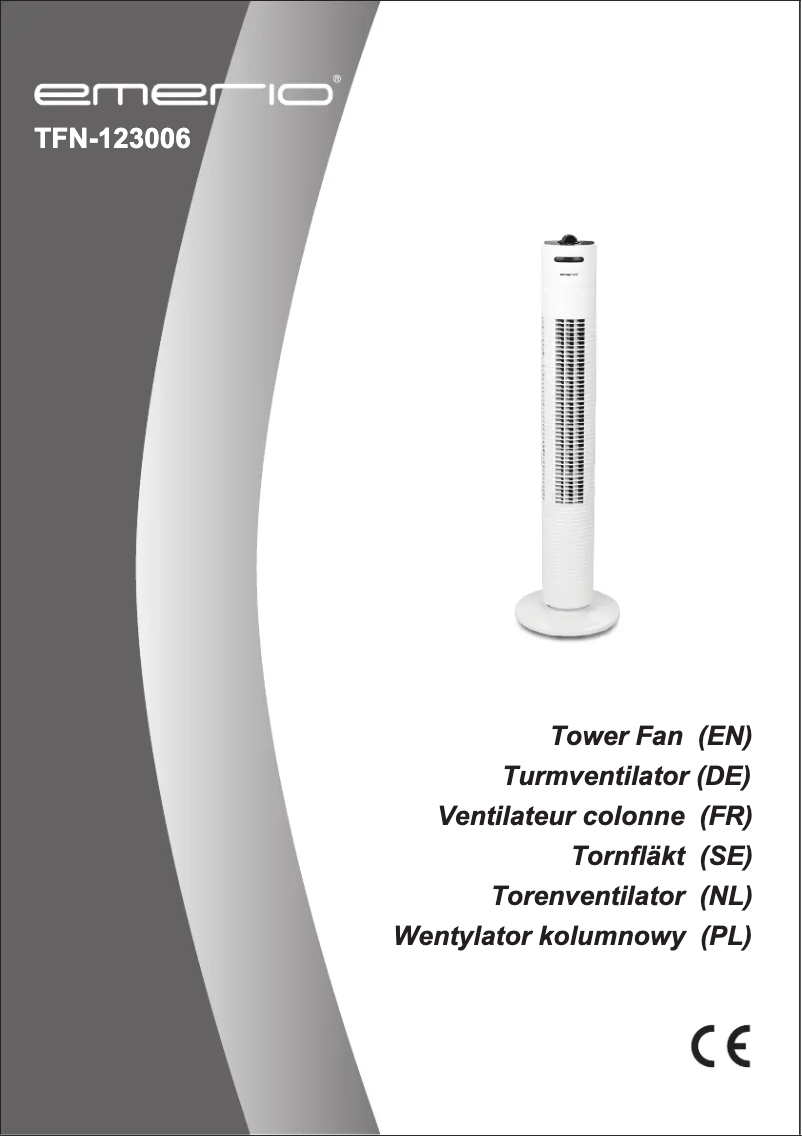Image de la première page du manuel de l'appareil TFN-123006