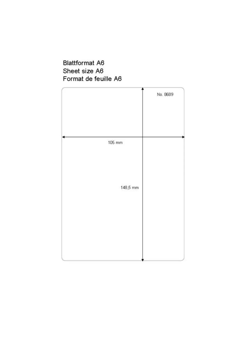 Page n°1 - Manuel utilisateur Herma 8689