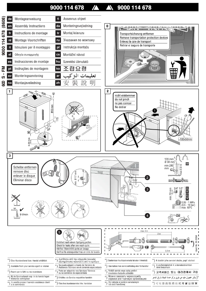 Page n°1 - Manuel utilisateur Siemens SE24M863EU
