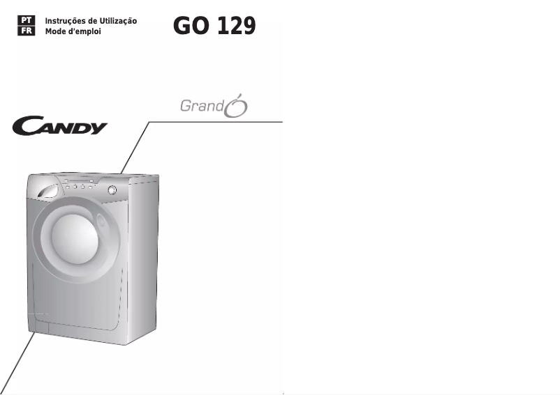 Page 1 de la notice Manuel utilisateur Candy GO 129-86S