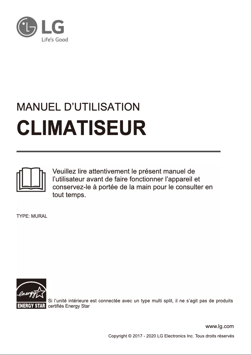 Page n°1 - Manuel utilisateur LG LSN090HSV4