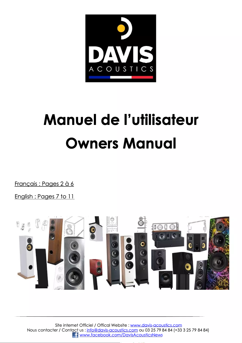 Page 1 de la notice Manuel utilisateur Davis Hera 150