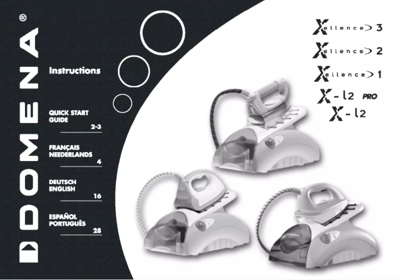 Image de la première page du manuel de l'appareil Xellence 2 Pro