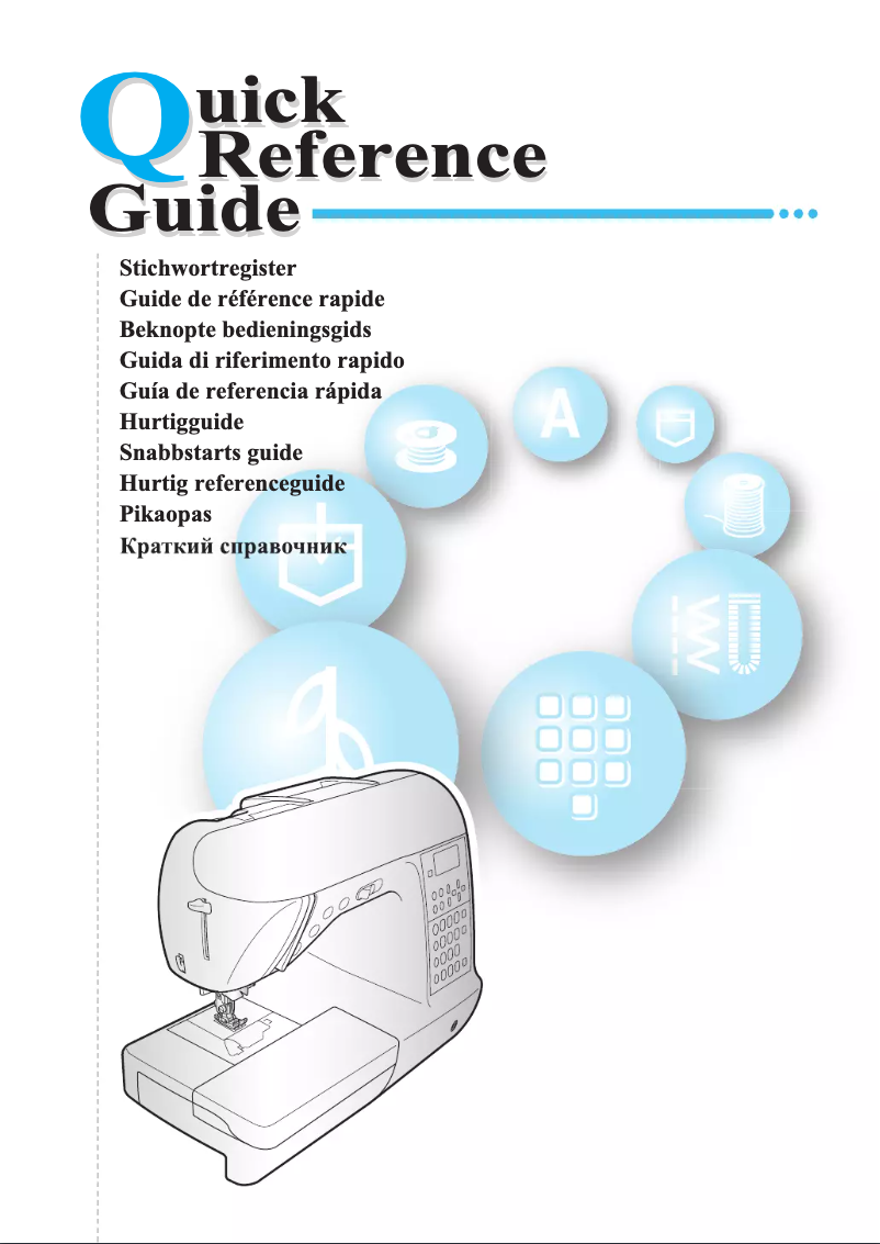 Page 1 de la notice Manuel utilisateur Brother NX-650Q