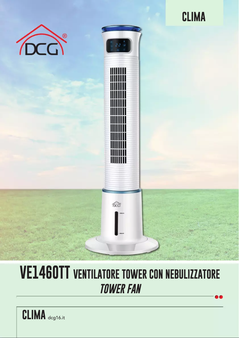 Página 1 del manual Manual de usuario DCG VE1460TT