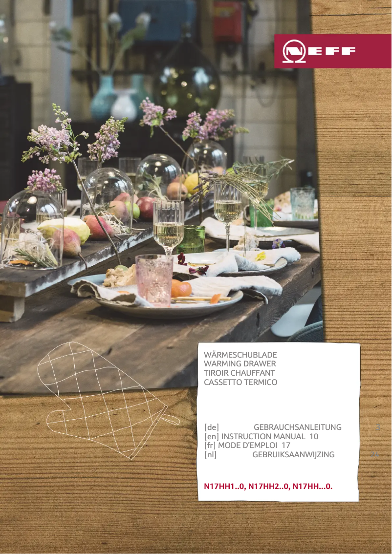 Page 1 de la notice Manuel utilisateur Neff N17HH10G0B
