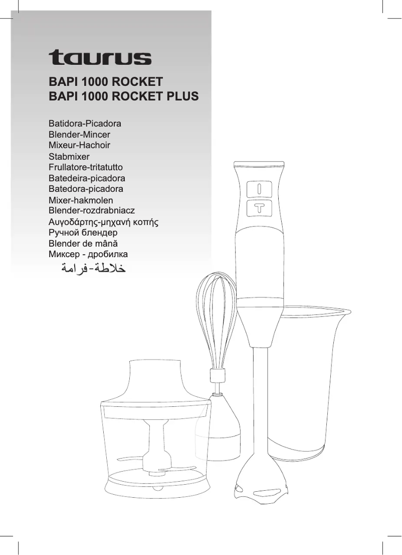 Page n°1 - Manuel utilisateur Taurus Bapi 1000 Rocket