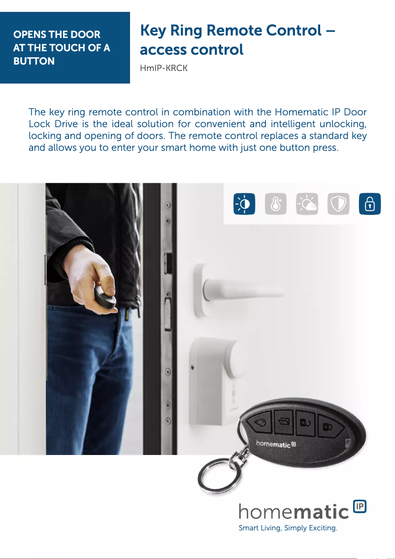 Image de la première page du manuel de l'appareil HmIP-KRCK