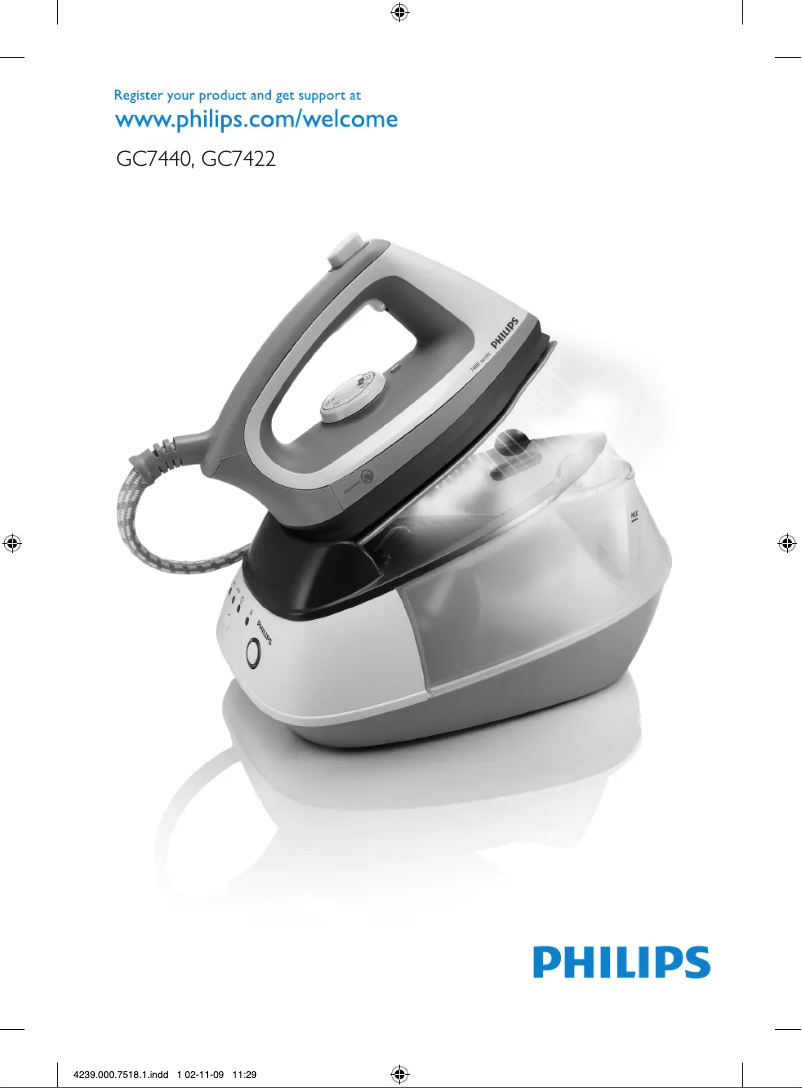 Imagen de la primera página del manual del dispositivo GC7440