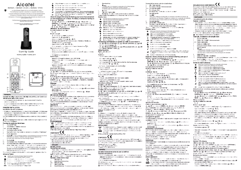 Página 1 del manual Manual de usuario Alcatel S250