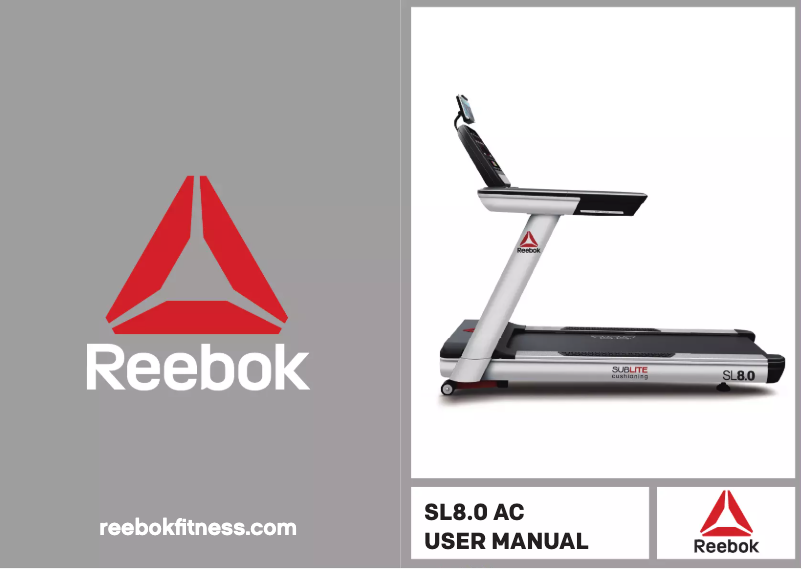 Page n°1 - Manuel utilisateur Reebok SL8.0 AC