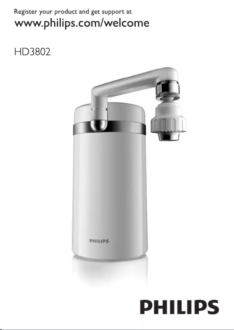 Image de la première page du manuel de l'appareil HD3802