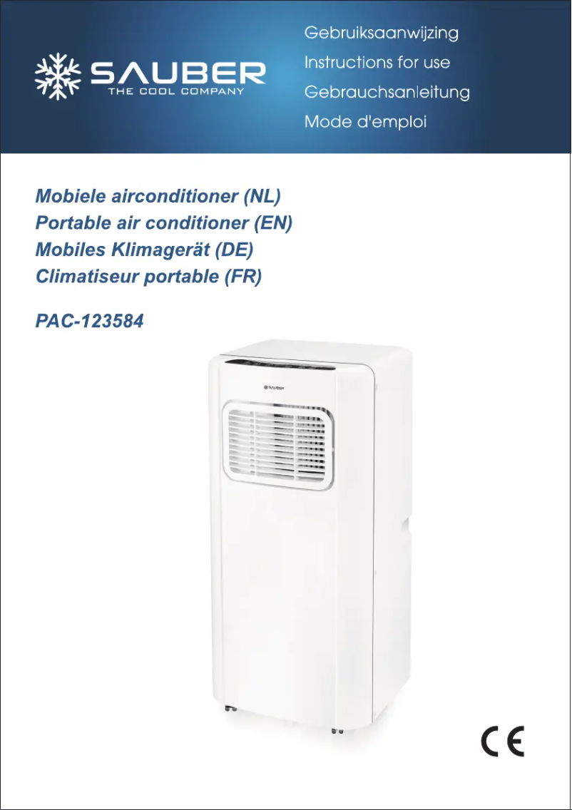 Image de la première page du manuel de l'appareil PAC-123584
