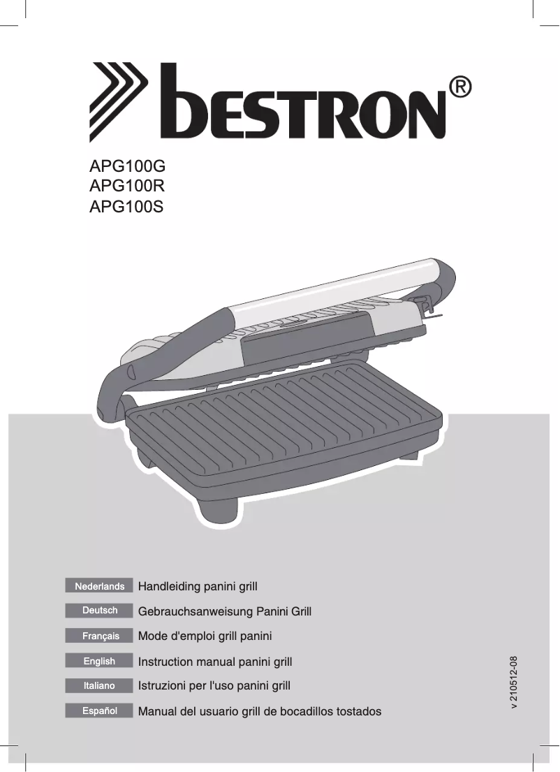 Página 1 del manual Manual de usuario Bestron APG100S