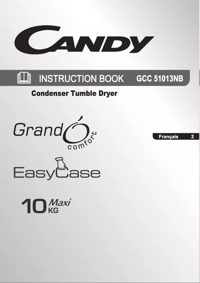Page n°1 - Manuel utilisateur Candy GCC 51013NB-47