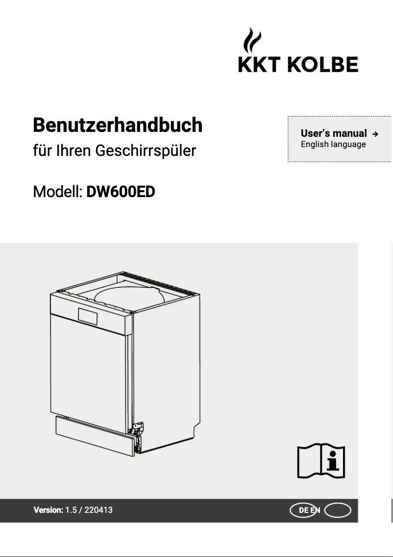 Page 1 de la notice Manuel utilisateur KKT Kolbe DW600ED