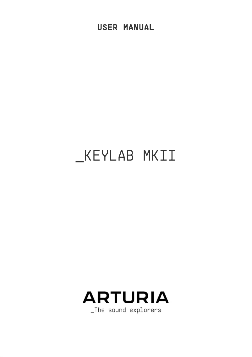 Image de la première page du manuel de l'appareil Keystep MkII