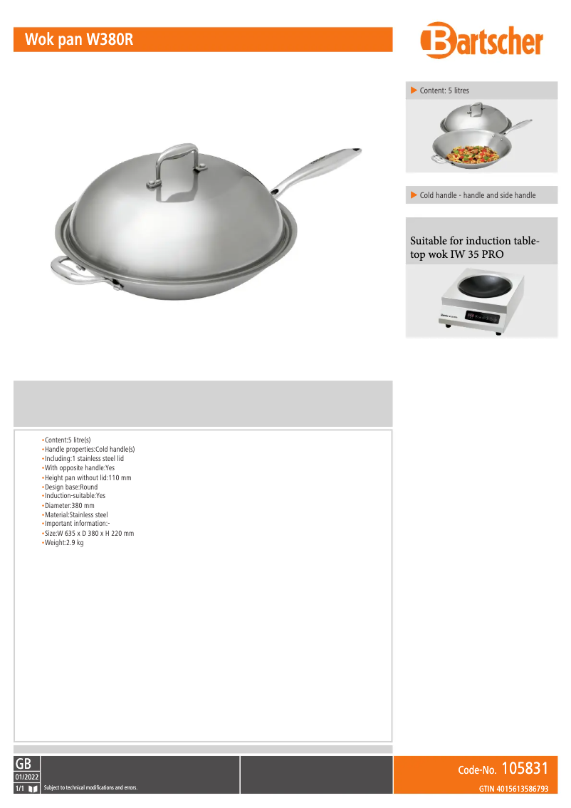 Image de la première page du manuel de l'appareil W380R