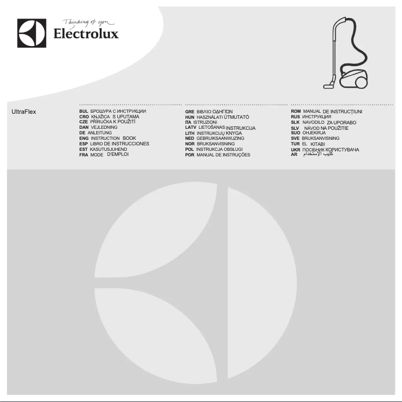 Página 1 del manual Manual de usuario Electrolux UltraFlex UFFLEXA